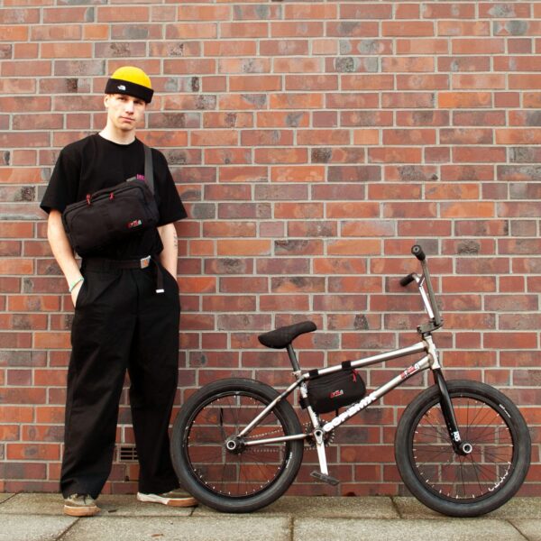 Duża nerka frame bag droog BMX