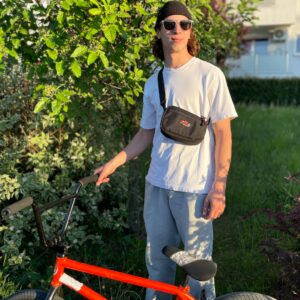 frame bag BMX czarny Uni Frame Bag BMX
