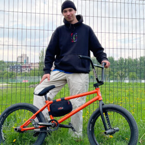 frame bag BMX czarny